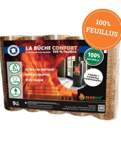 10 packs de 5 Bûches Compressées Confort pas cher